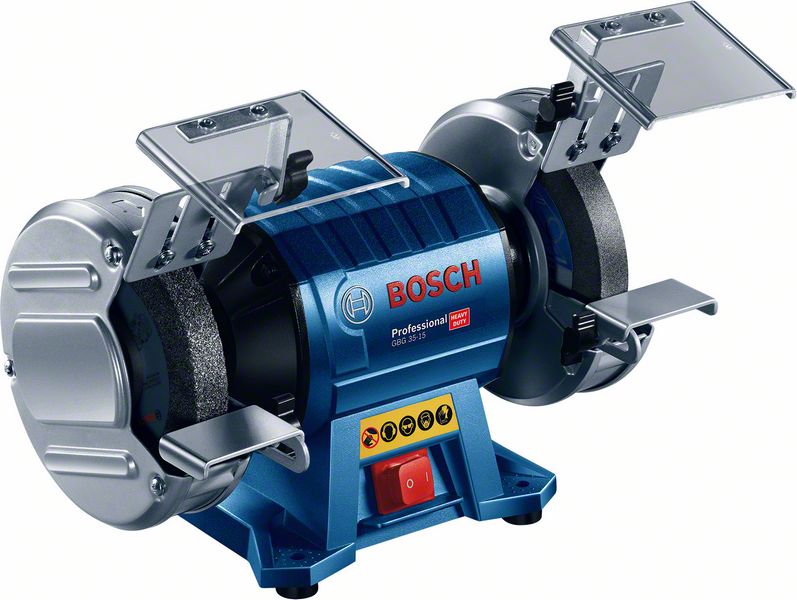 "BENCH GRINDER 150MM 350W BOS - 3,000RPM (BORE 20MM)"