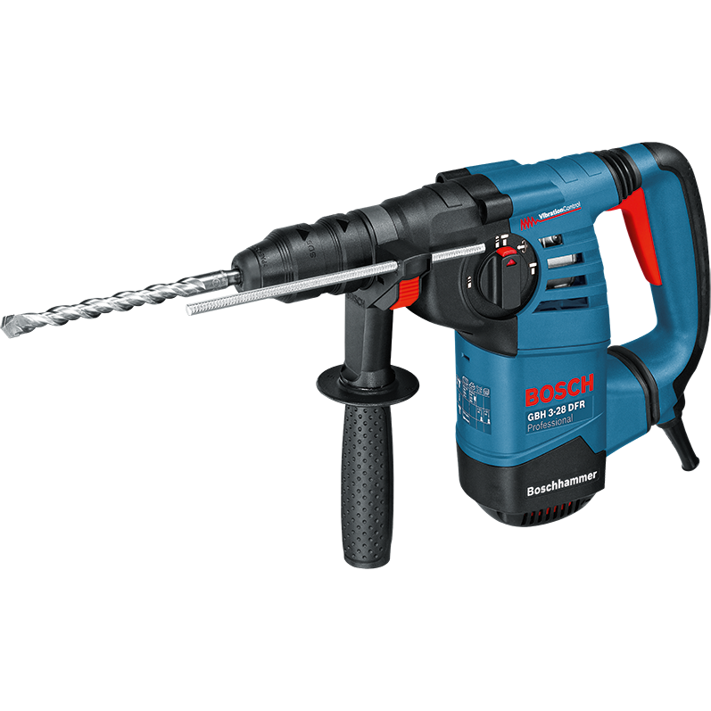 "DRILL  ROTARY HAMMER  800W Q\/C BOS - SDS PLUS (28MM MAX CONCRETE) Q\/C CHUCK"