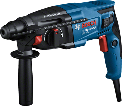 "DRILL  ROTARY HAMMER  720W BOS - SDS PLUS (22MM MAX CONCRETE)"