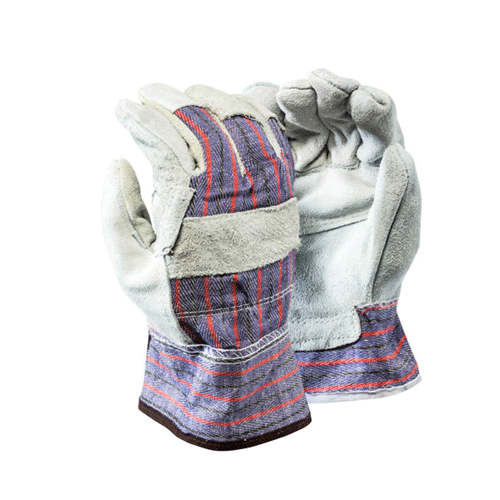 "GLOVE CANDY STRIPE COWSPLIT PALM - COWSPLIT PALM WITH CANDY BACK"