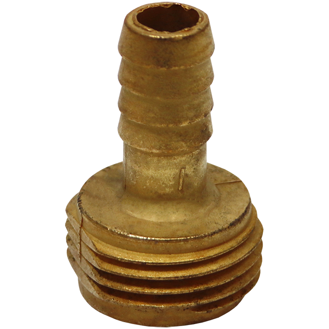 "GARDEN HOSE TAILPIECE 13MM - HOSE FITTING - 11 1\/2\" TPI (THREAD)"