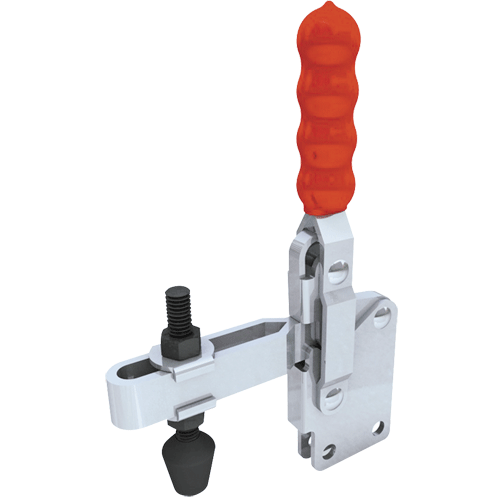 "T\/CLAMP VERTICAL STRAIGHT  340KG - TOGGLE CLAMP - VERTICAL HANDLE"