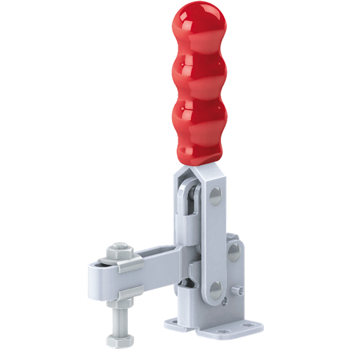 "T\/CLAMP VERTICAL FLAT  250KG  S\/S - TOGGLE CLAMP - VERTICAL HANDLE -S\/STEEL"