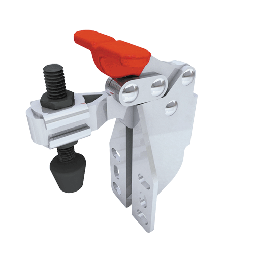 "T\/CLAMP VERTICAL SIDE MOUNTED 150KG - TOGGLE CLAMP - VERTICAL HANDLE"