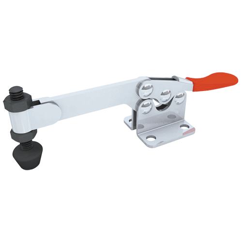 "T\/CLAMP HORIZONTAL FLAT   90KG - TOGGLE CLAMP - HORIZONTAL HANDLE"