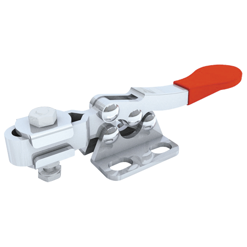 "T\/CLAMP HORIZONTAL FLAT   27KG  S\/S - TOGGLE CLAMP - HORIZONTAL HANDLE (S\/S)"