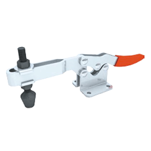 "T\/CLAMP HORIZONTAL FLAT  340KG  S\/S - TOGGLE CLAMP - HORIZONTAL HANDLE (S\/S)"