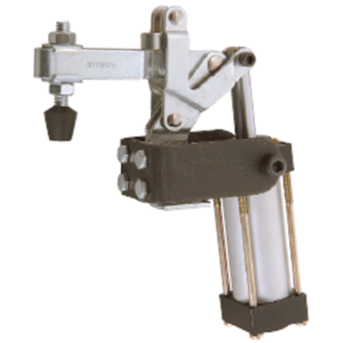 "T\/CLAMP AIR POWERED SIDE MOUNT 100KG - TOGGLE CLAMP - VERTICAL HANDLE"