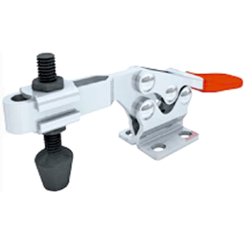 "T\/CLAMP HORIZONTAL FLAT  227KG  S\/S - TOGGLE CLAMP - HORIZONTAL HANDLE (S\/S)"