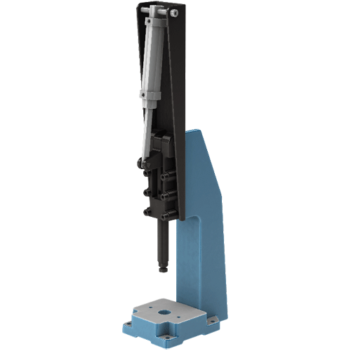 "T\/CLAMP AIR POWERED PRESS 2500KG - TOGGLE PRESS - STRAIGHT LINE ACTION"