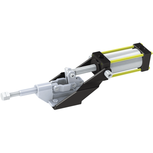 "T\/CLAMP AIR POWERED PUSH\/PULL  272KG - TOGGLE CLAMP - STRAIGHT LINE ACTION"