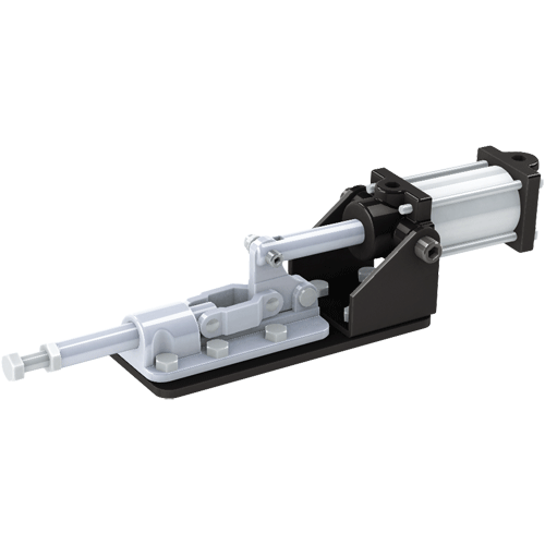 "T\/CLAMP AIR POWERED PUSH\/PULL 1136KG - TOGGLE CLAMP - STRAIGHT LINE ACTION"