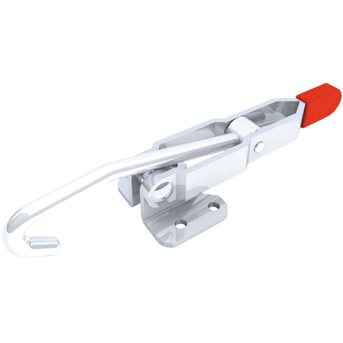 "T\/CLAMP LATCH HOOK 170KG S\/S - TOGGLE CLAMP - HOOK BOLT -S\/STEEL"