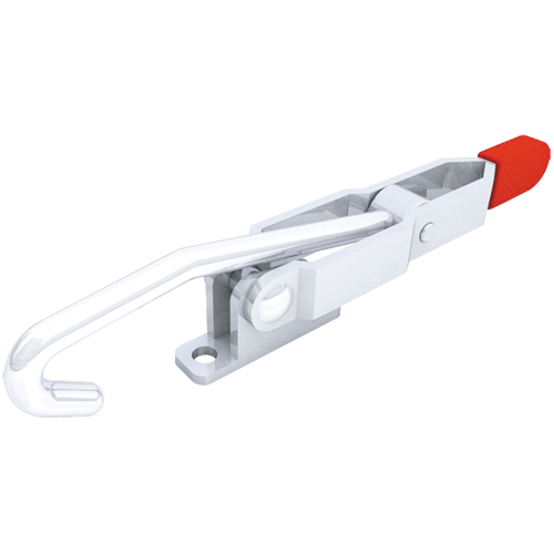 "T\/CLAMP LATCH HOOK 170KG S\/S - TOGGLE CLAMP - HOOK BOLT -S\/STEEL"