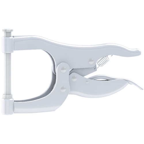 "T\/CLAMP PLIER SQUEEZE ACTION 260KG - SQUEEZE ACTION C\/W SPINDLE 245MM"