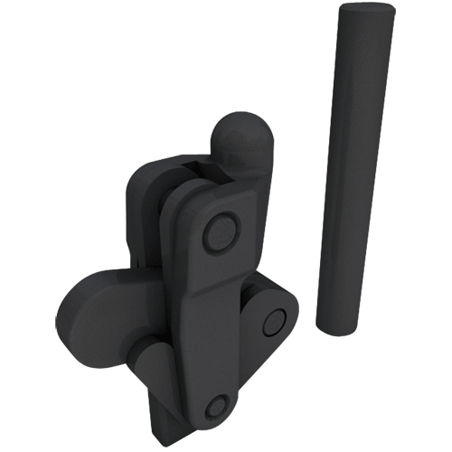 "T\/CLAMP H\/D WELDABLE  FLAT    500KG - TOGGLE CLAMP - VERTICAL HANDLE"