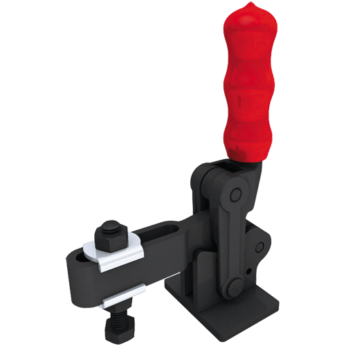 "T\/CLAMP H\/D WELDABLE  FLAT    300KG - TOGGLE CLAMP - VERTICAL HANDLE"