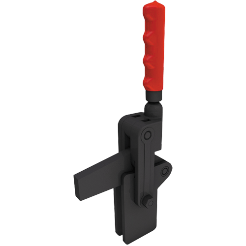 "T\/CLAMP H\/D WELDABLE  FLAT   1200KG - TOGGLE CLAMP - VERTICAL HANDLE"