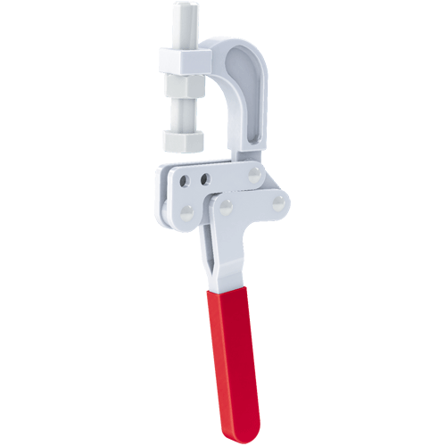 "T\/CLAMP F TYPE PIVOTING JAW 340KG - TOGGLE CLAMP -VERTICAL HANDLE"