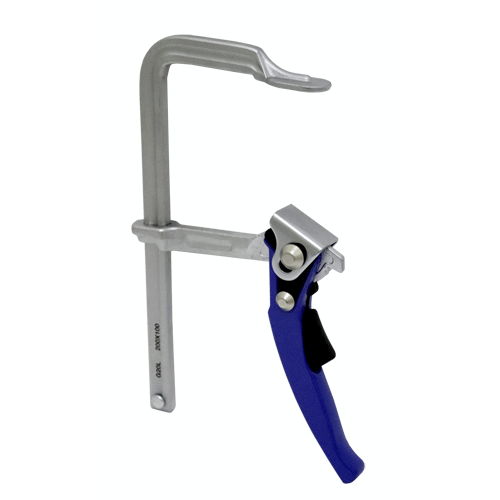 "CLAMP F  200MM LEVER HANDLE STR GH - SIZE\/DEPTH 200X100MM-RAIL 19.5X9.5MM"
