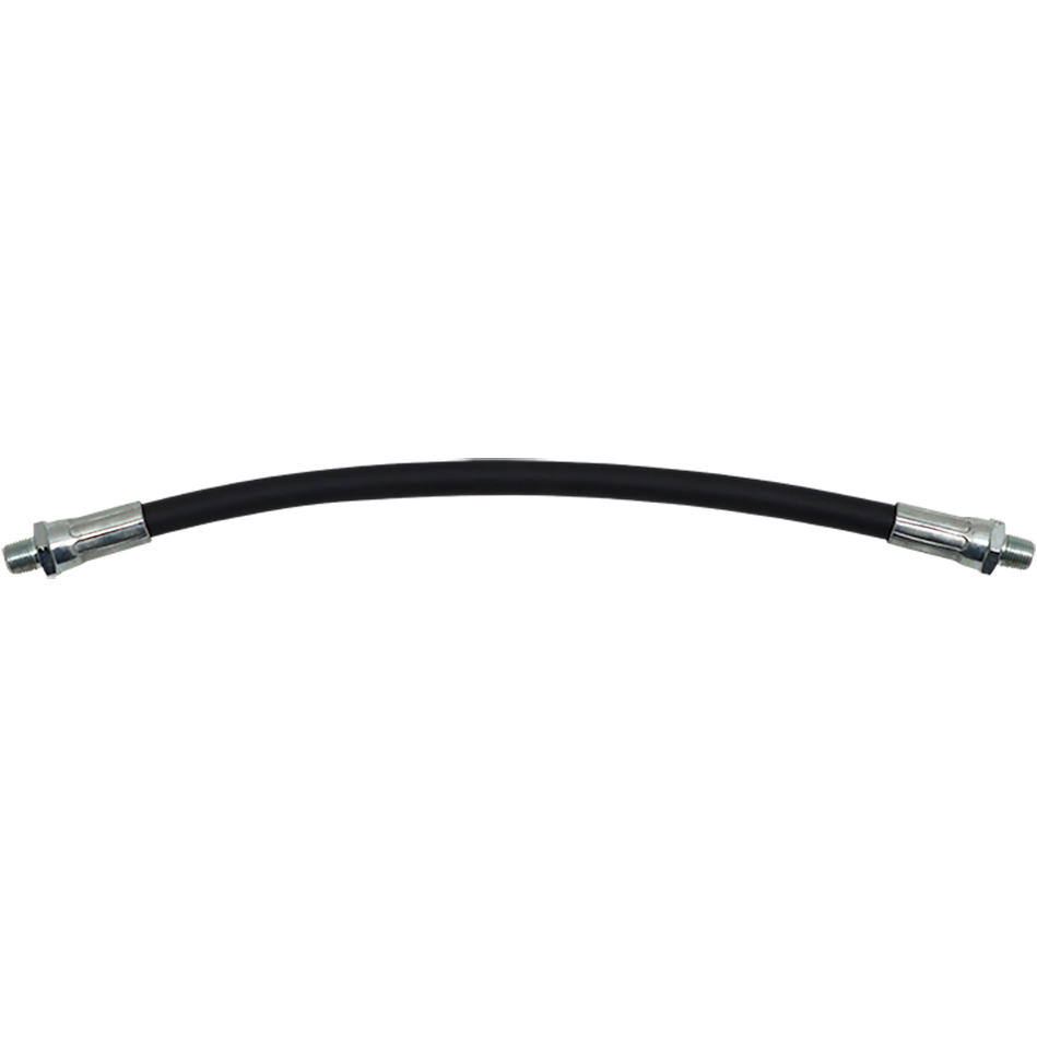 "GREASE GUN HOSE FLEX 300MM HD GROZ - 1\/8\" BSPT MALE - 5800 PSI - RUBBER"