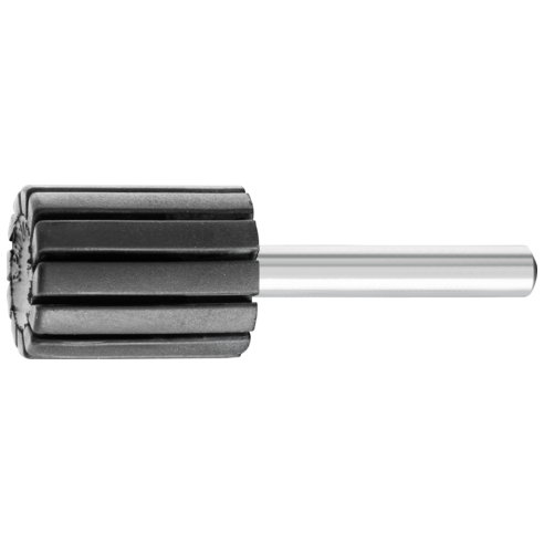 "SPIRABAND RUBBER DRUM SLOTTED 19 X 25MM - 6MM SHANK - EXPANDABLE RUBBER MANDREL"