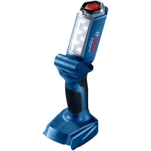 "LIGHT WORK LED 18V 300 LUMEN BOSCH - 5 HOURS OF OPERATING TIME PER AH"
