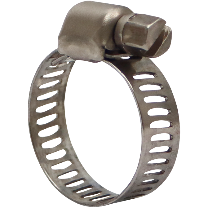 "HOSE CLAMP  FULL S\/S 316   6 - 17MM - DWS - W5 PERFORATED 8MM BAND (S\/S GR 316)"