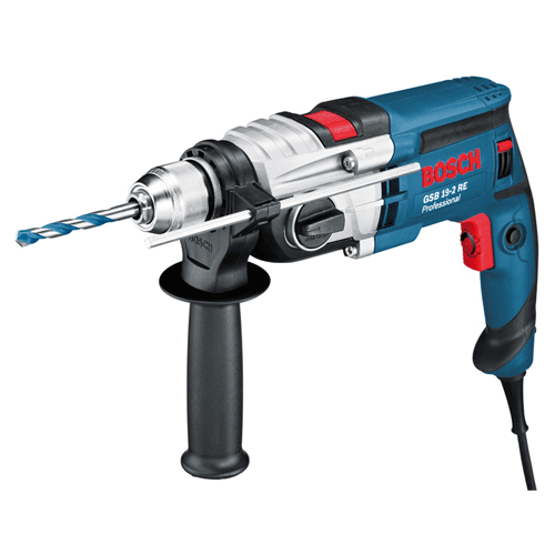 "DRILL  IMPACT 13MM  850W BOS - KEYLESS CHUCK (MECHANICAL 2 SPEED)"