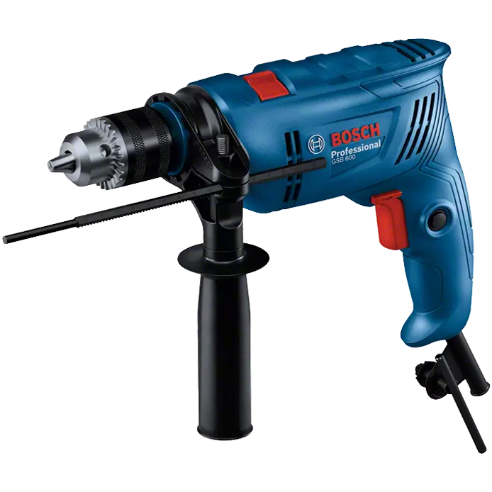 "DRILL  IMPACT 13MM  600W BOS - KEYED CHUCK (0-3000 RPM)"