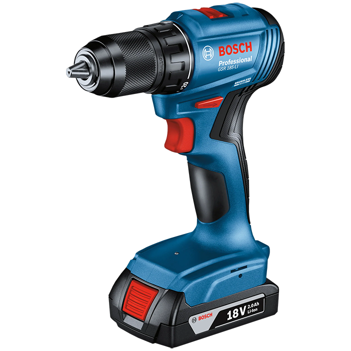 DRILL CORDLESS 13MM 18V BOS KIT 1X2.0AH BATTERY & CHARGER Fowkes Bros