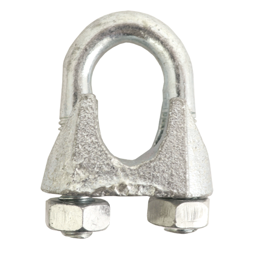 "CLAMP WIRE ROPE GALV       8MM - GALVANISED (DIN 741)"