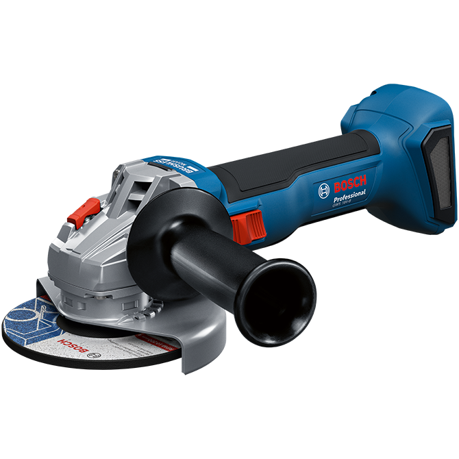 "ANGLE GRINDER 125MM CORDL 18V BL BOS KIT - 2X4.0AH BATTERY & CHARGER (BRUSHLESS)"