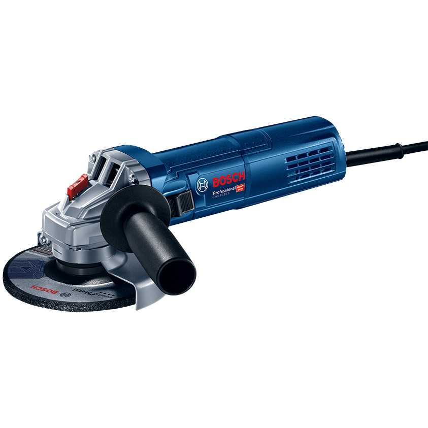 "ANGLE GRINDER 115MM  900W BOS - CORDED STANDARD SWITCH"