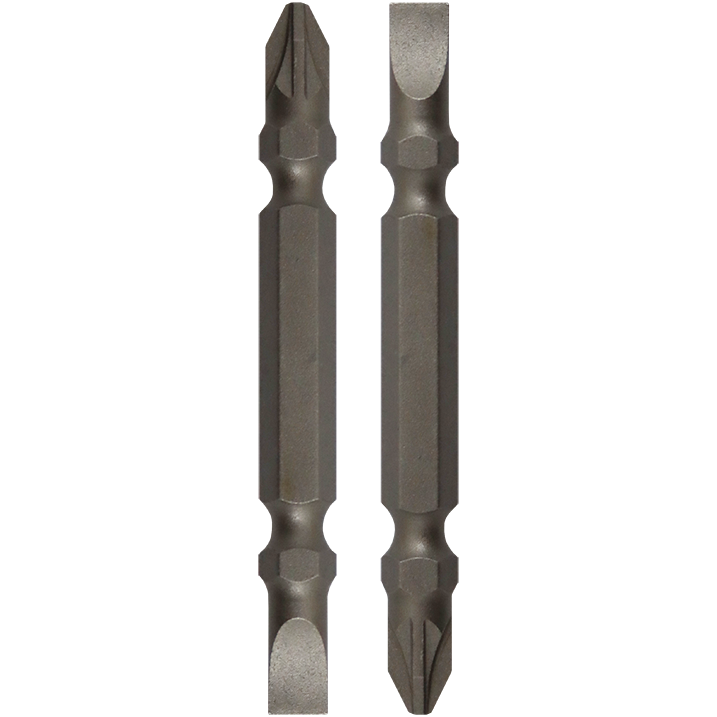 BIT SET 2PC POZI NO.2 & FLAT 5.5MM FB - 1/4