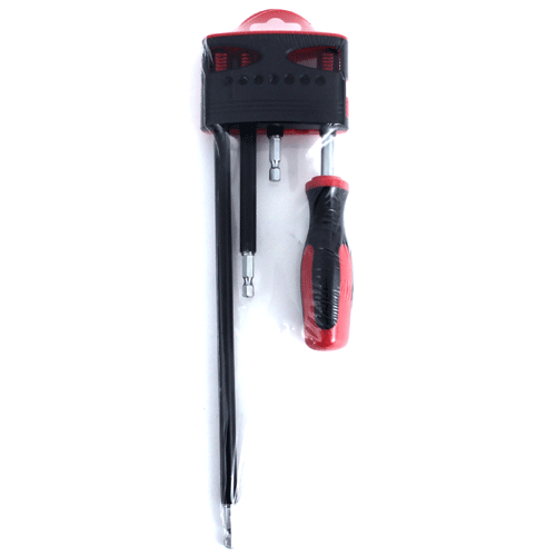 "BIT HOLDER SET 1\/4\" 11 PIECE FB - DWS - BIT HOLDERS, DRIVER AND 7PC BIT SET"