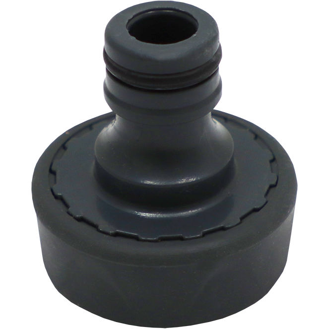 "GARDEN HOSE TAP ADAPTOR 19MM PVC - TAP FITTING - 3\/4\" B.S.P (THREAD)"