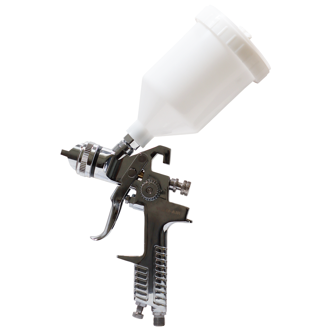 "SPRAY GUN GRAVITY HVLP 1.4MM VALU-AIR - 600CC - 3.5 BAR MAX GRAVITY FEED"