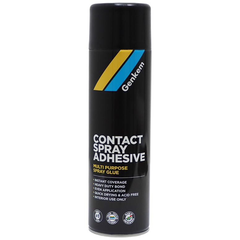 "CONTACT GLUE   500ML SPRAY GENKEM - MULTI-PURPOSE CONTACT SPRAY ADHESIVE"