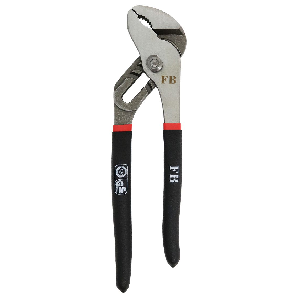 PLIER WATER PUMP 200MM FB - BLACK/ RED GRIP - C55 STEEL | Fowkes Bros