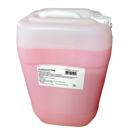 "HAND SOAP LIQUID 25L PINK - ANTI-BACTERIAL SKIN CLEANSER"