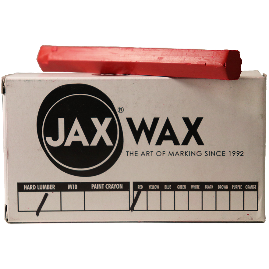 "CRAYON LUMBER HARD RED JAX - MARKER -LOGS,PLYWOOD,TIMBER & PALLETS"
