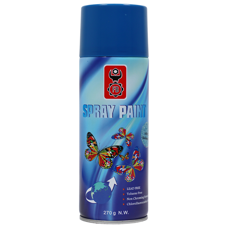 "SPRAY PAINT BLUE HAMMERTONE 400ML FB - LEAD FREE"