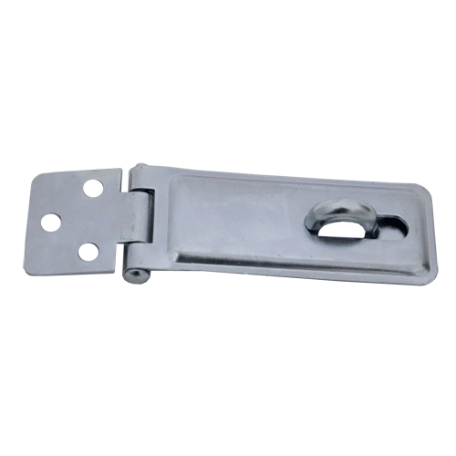 "HASP & STAPLE  90X34X1.2MM GALVANISED - TO FIX USE 7 X NO8 SELF TAPPING SCREW"