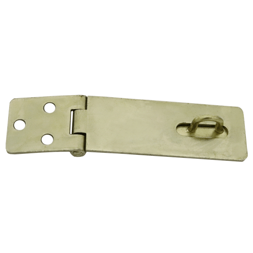 "HASP & STAPLE  70X27X1.2MM BRASS PL - TO FIX USE 7 X NO6 SELF TAPPING SCREW"