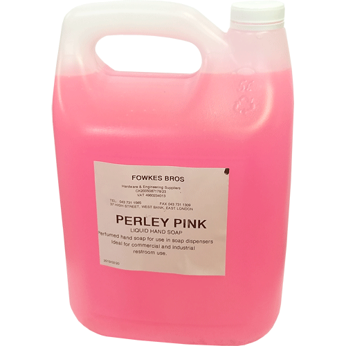HAND SOAP LIQUID PERLEY PINK 5L FRAGRANCED HAND SOAP CONCENTRATE