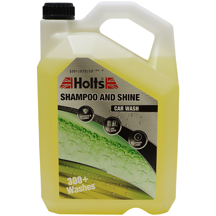 "CAR WASH & WAX  5L HOLTS - VEHICLE WASHING SHAMPOO"