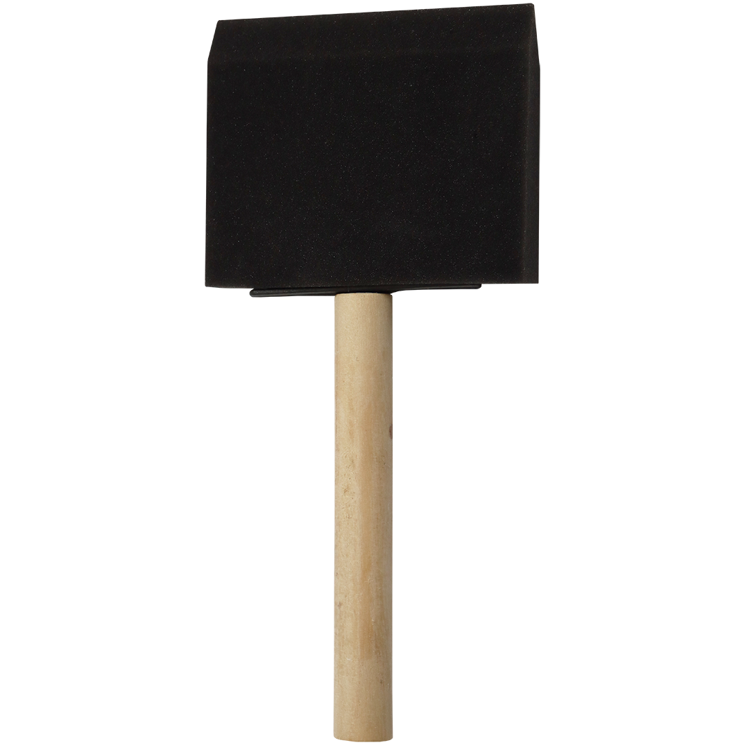 "PAINT BRUSH FOAM SPONGE  75MM - SPONGE APPLICATOR WITH POINTED TIP"