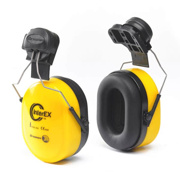 "EAR MUFFS INTEREX EAR DEFFENDER - WITH UNIVERSAL MOUNTING BRACKET"