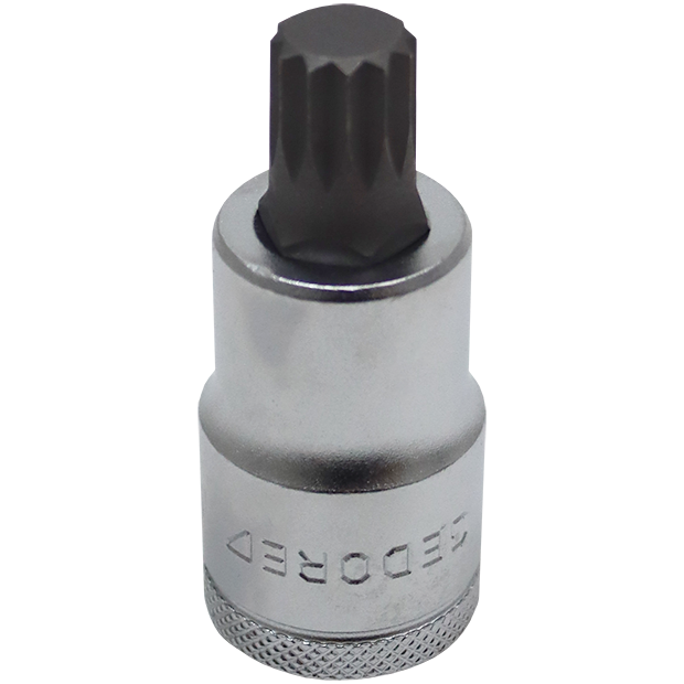 "SOCKET SPLINE 1\/2\"D    12 X 55MM - 1\/2\" DRIVE - GEDORE"